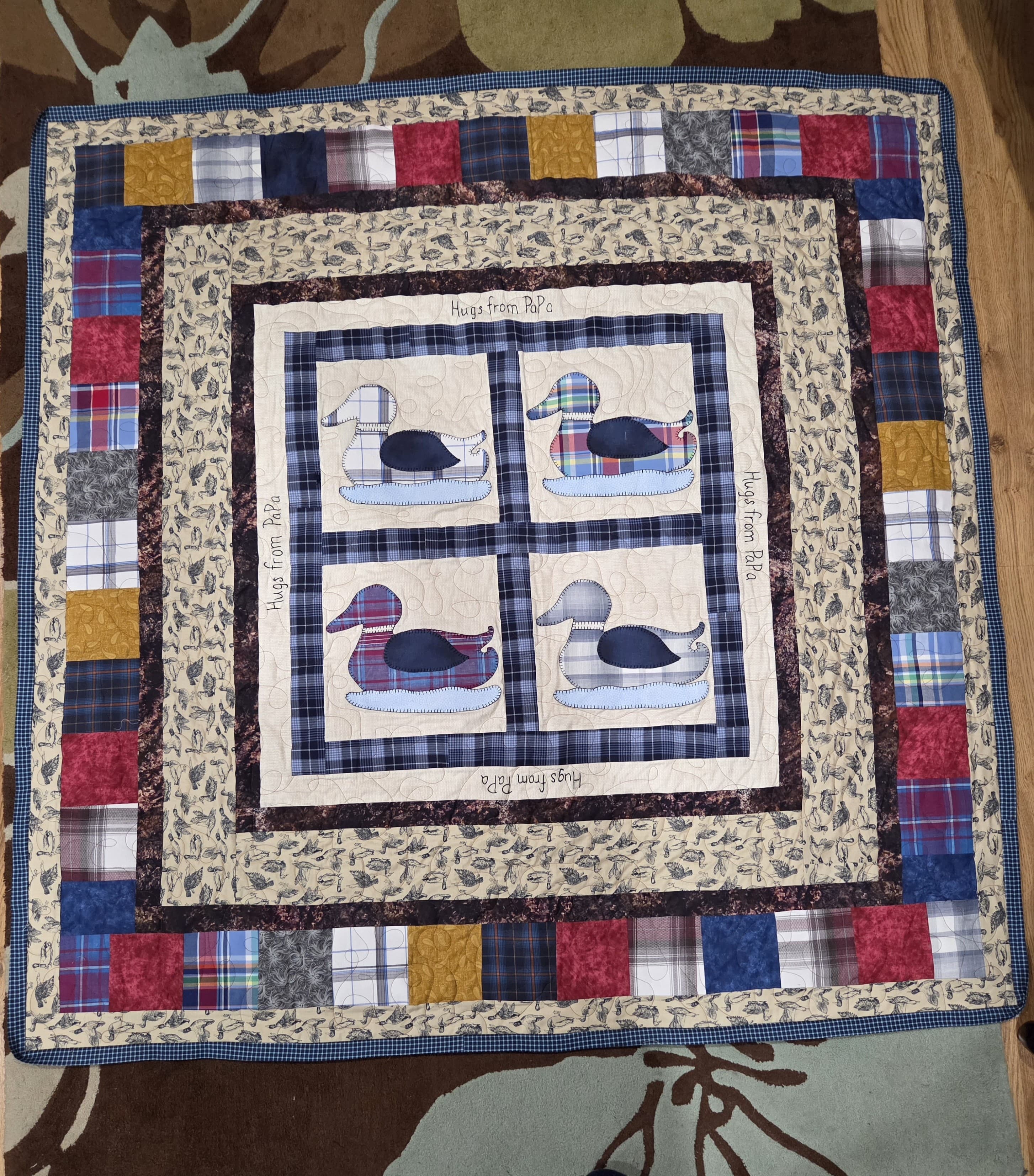 Duck Memory Quilt