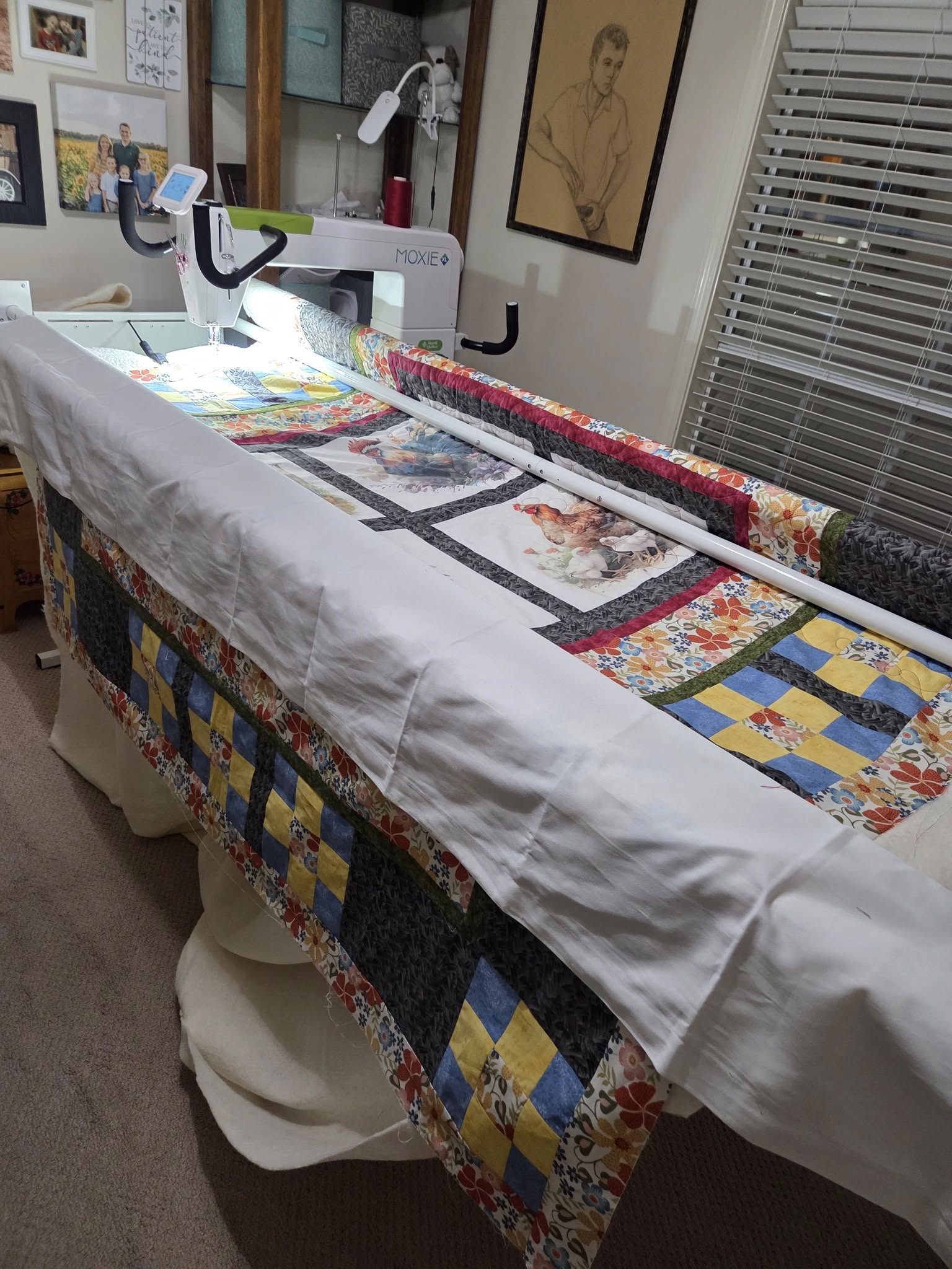 Moxie XL and a Quilt